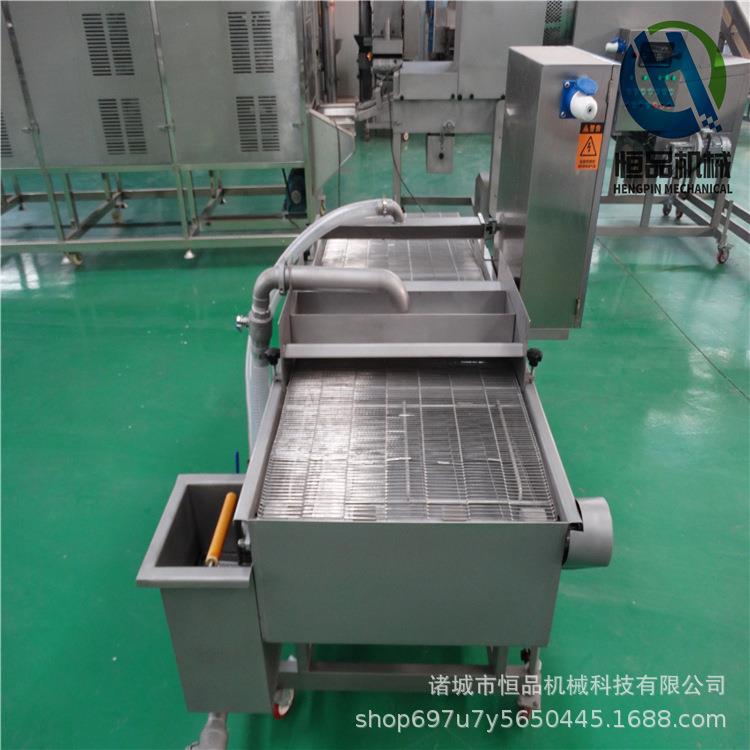 海苔挂浆油炸流水线 专为海苔研发的海苔上浆机 全自动海苔淋浆机