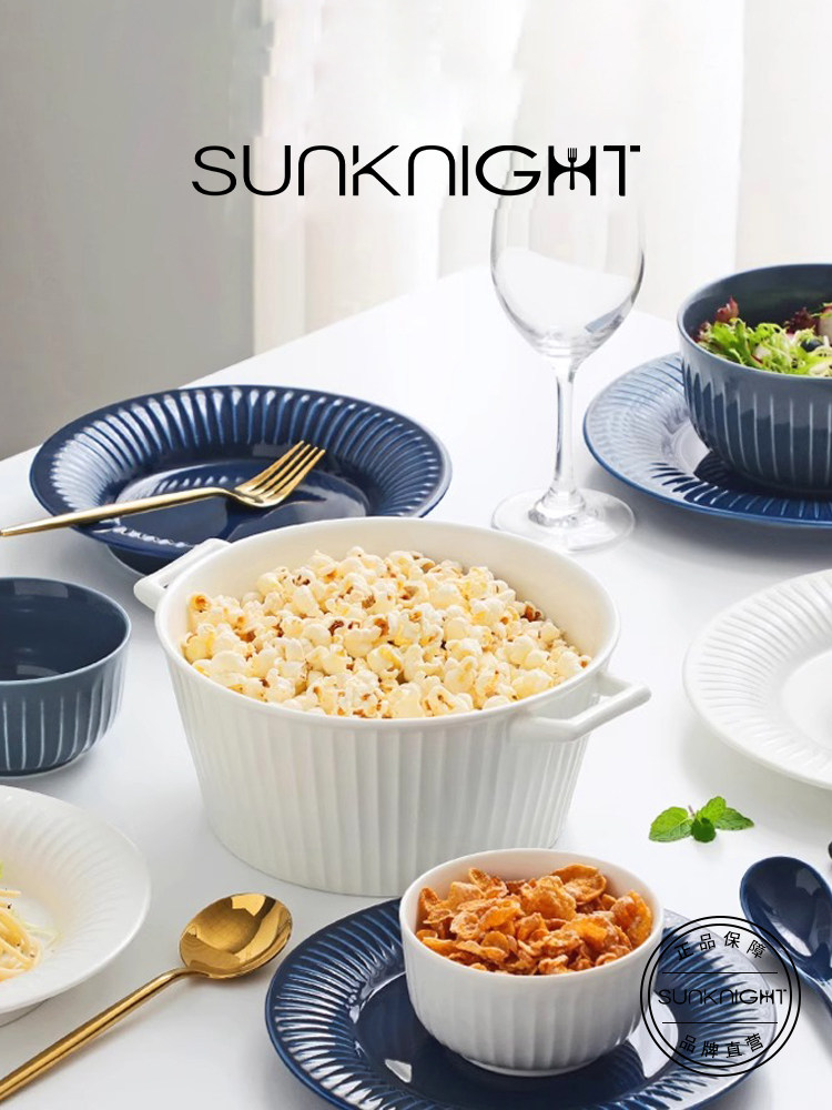 РЫЦАРЬ СОЛНЦА.Хепберн.Набор посуды Hepburn light luxury для домашнего обихода в европейском стиле, креативное искусство, современный минимализм Изображение 1