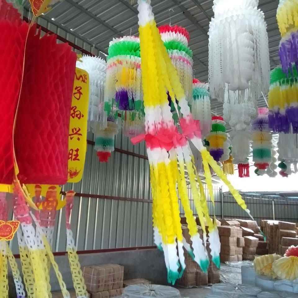 清明节挂清纸灯笼祭祀丧葬祭奠白事用品纸吊子挂饰扫墓上坟飘环保
