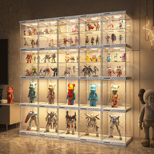 可分层！大容量手办展示柜