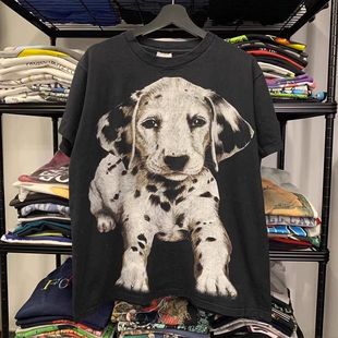 品牌外贸专柜撤回清仓捡漏 T恤上衣 纯棉高街趣味百搭印花男女短袖