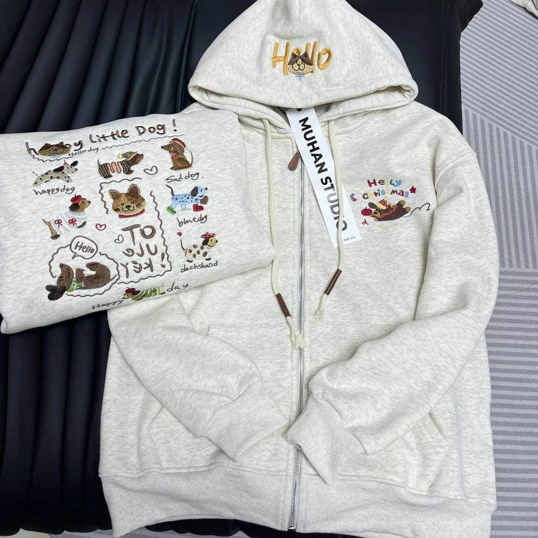 出口外贸大牌尾货清仓捡漏~韩版高街不起球连帽卫衣加绒加厚潮,女装/女士精品,卫衣/绒衫,淘宝优惠券,粉丝福利购,淘宝优惠卷