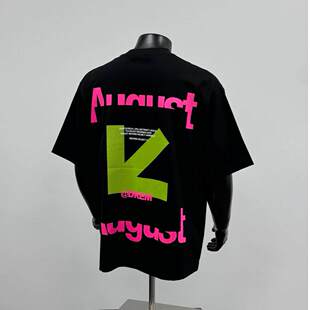 男女街头简约上衣服潮 t恤夏季 外贸清仓 品牌尾货捡漏100%纯棉短袖