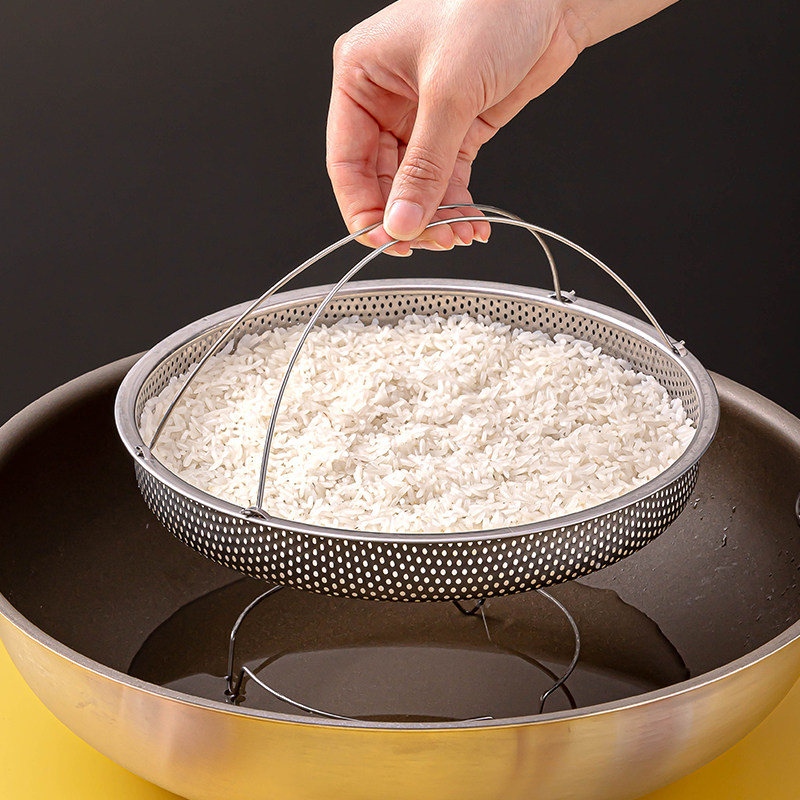 蒸饭神器蒸米饭304不锈钢蒸架手提蒸笼蒸盘蒸锅笼屉蒸屉架子家用,厨房/烹饪用具,蒸格/蒸片/蒸架,淘宝优惠券,粉丝福利购,淘宝优惠卷