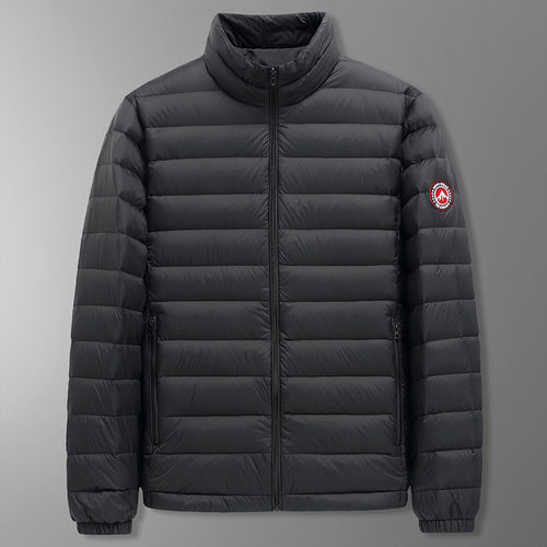 秋冬轻薄羽绒服男加肥加大宽松立领200斤大码超薄保暖男外套280