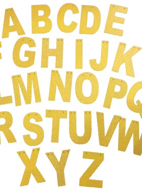 新款纸质闪粉自选字母A~Z 字母拉花 撒粉数字婚庆 生日宴派对聚会