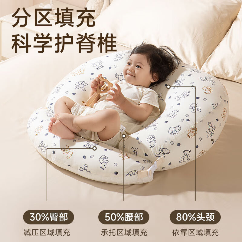 凭霄斜坡枕婴儿夏季喂奶防吐奶垫哺乳枕头婴儿斜坡垫防溢奶呛奶防