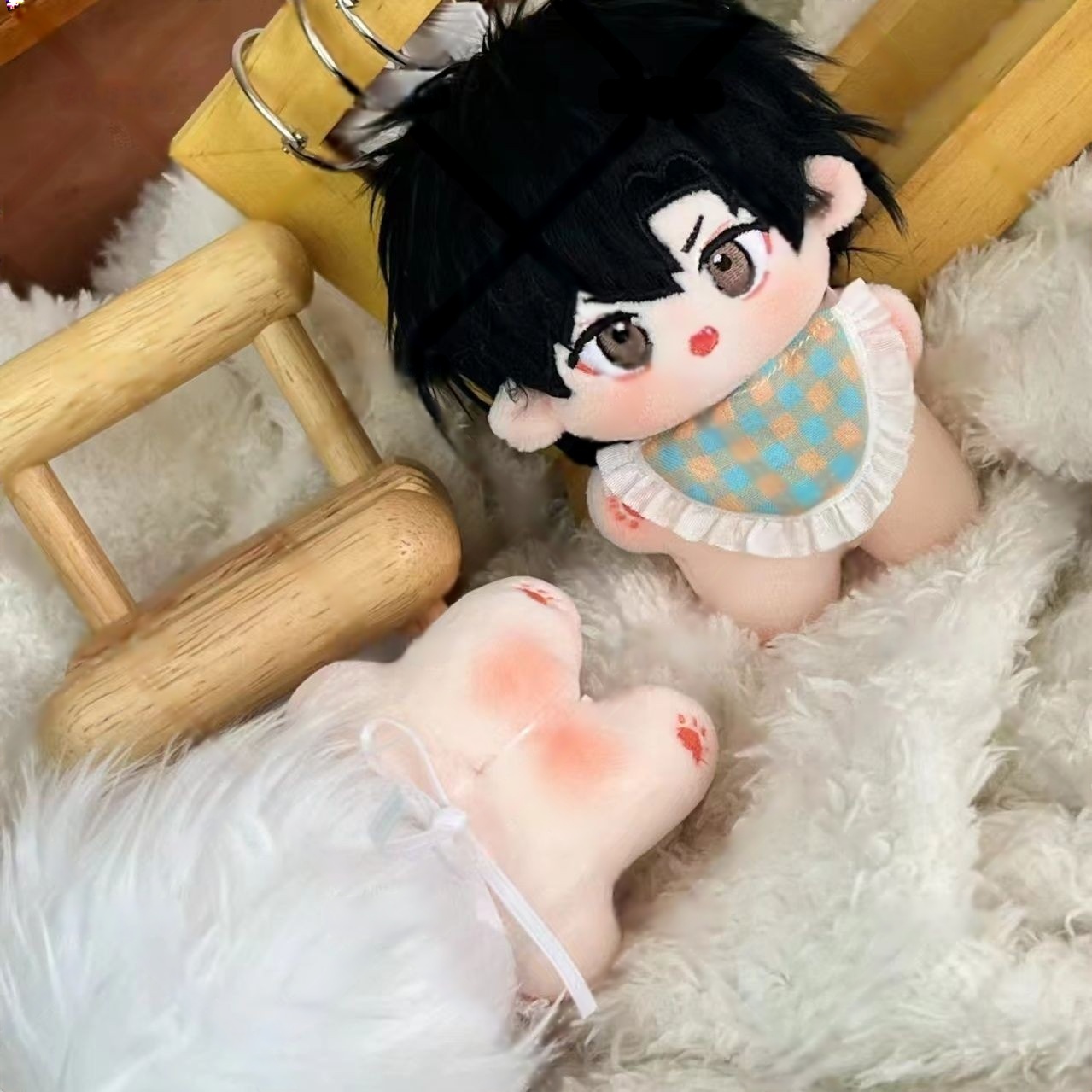 陆光程小时属性10cm时光代理人棉花娃娃超萌解压可当挂件