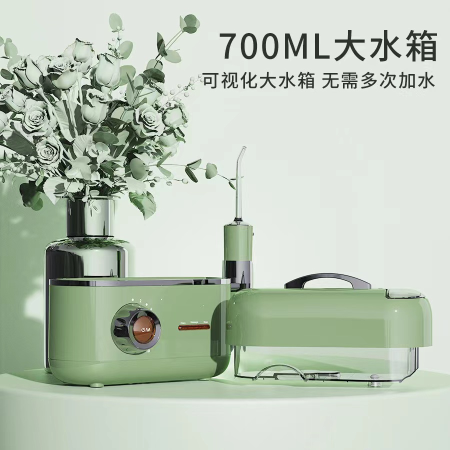 洗牙器家用冲牙器洗牙神器台式洁牙器高端正畸复古式水牙线