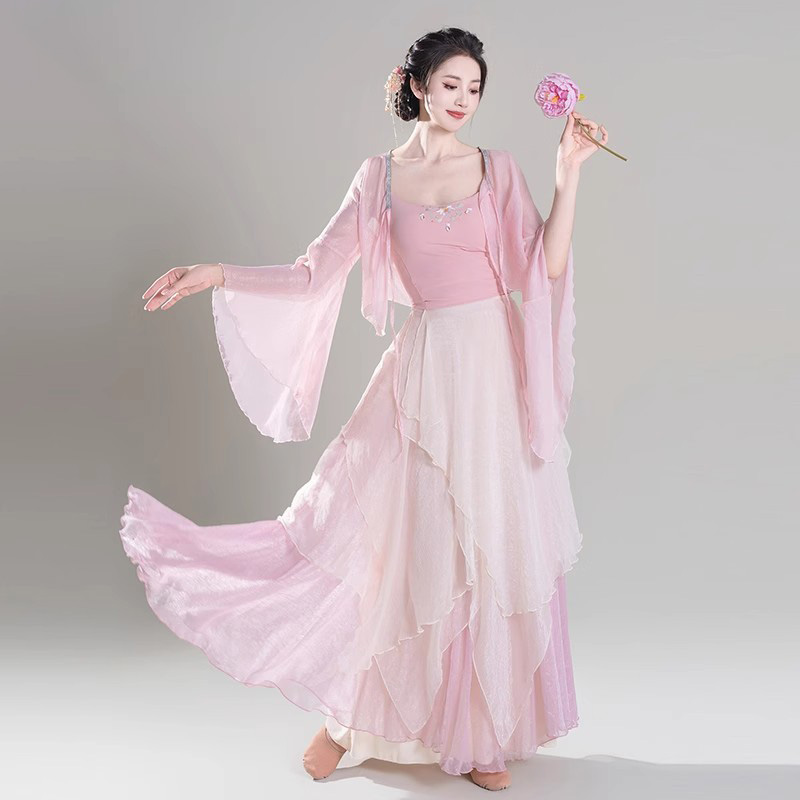 中国古典舞舞蹈服剧目演出服套装