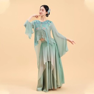 2026新款鸢徊国风古典舞舞蹈服飘逸身韵纱衣绝美中国舞演出服套装