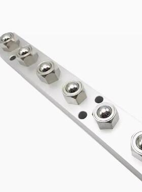 件BUHA/BUHL200/400/600万向球滚珠牛眼轴承压入式球头钢珠滚轮组