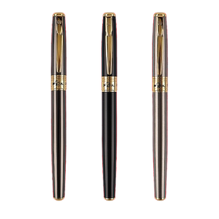 罗氏签字笔宝珠笔男士商务办公高档女士定制金属重手感礼盒私人定制高颜值高级感碳素笔精致签单笔