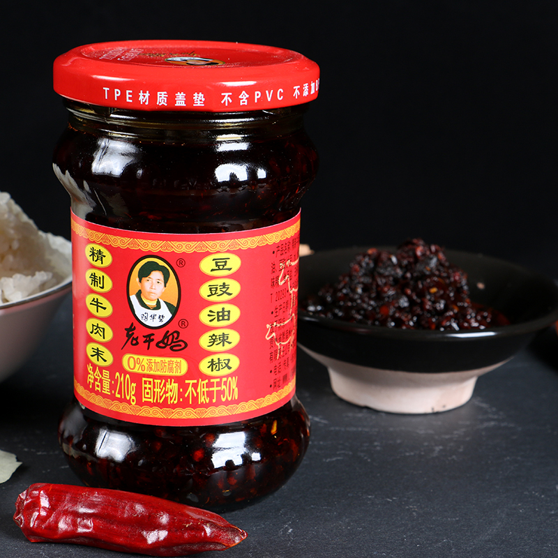 老干妈牛肉末油辣椒210g