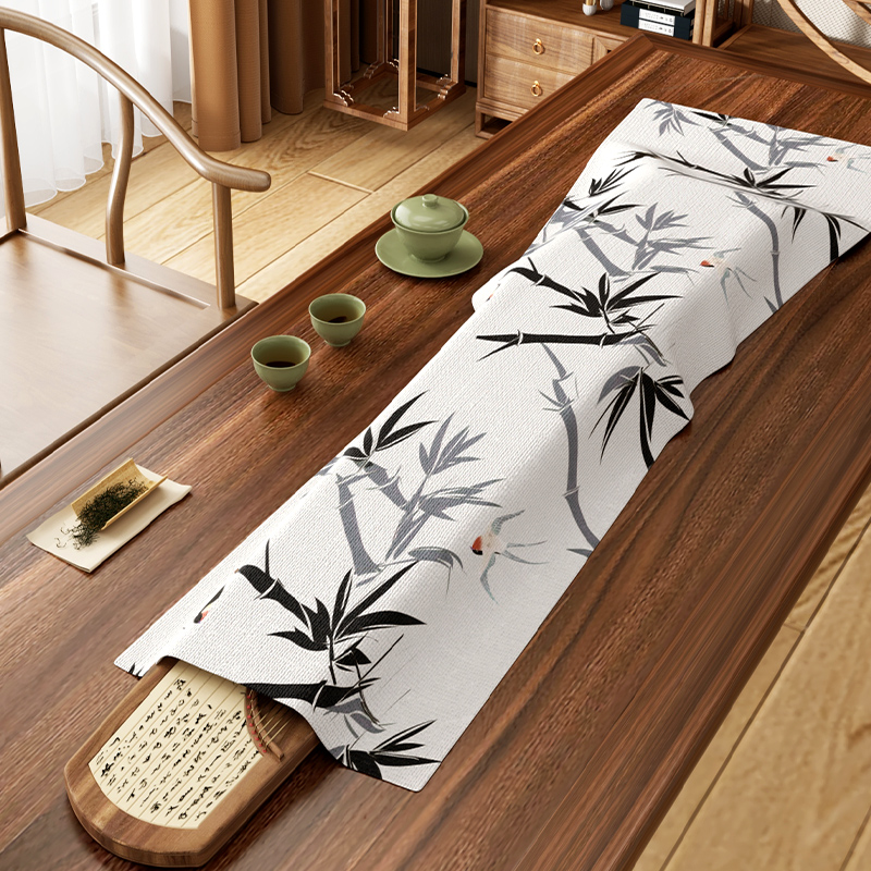 速发新中式禅意古筝款防尘盖布中国风琴护遮尘布古琴通用罩保披套