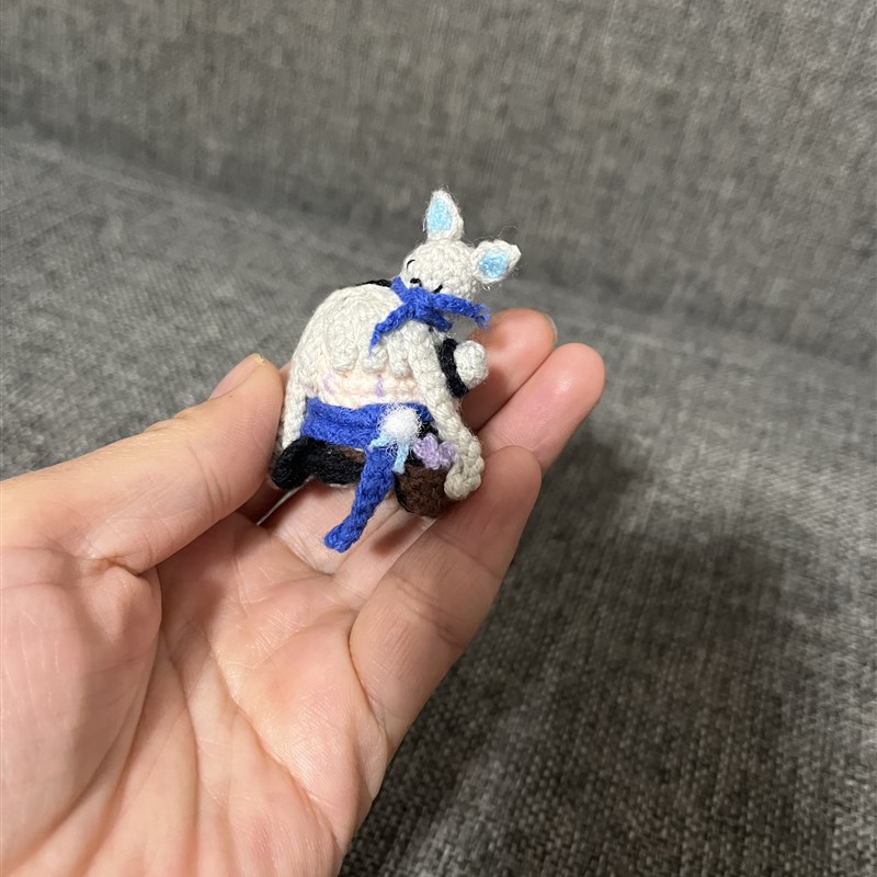 速发成品重返未来1 柏林以东二次元毛线手偶挂摆件