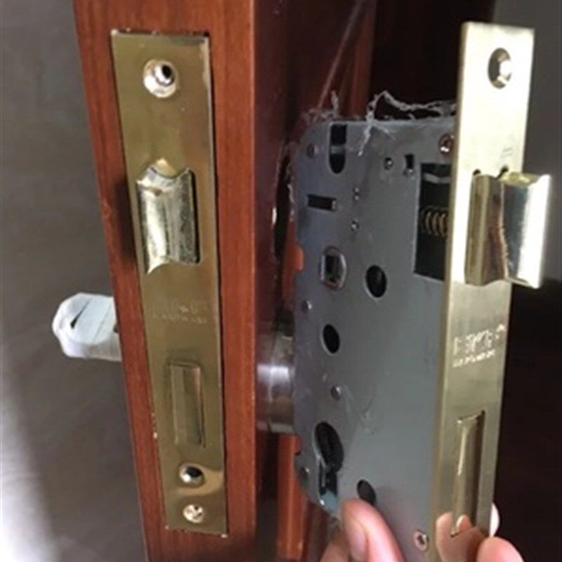 速发不锈2防火门锁 S0钢-007分体锁72*55门锁 医院办公楼门弯把手
