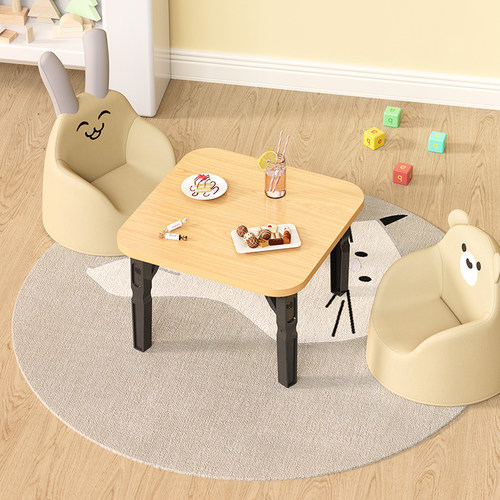 速发儿童桌子宝宝玩具桌幼儿习小折叠学生桌家用可书桌写字学园桌