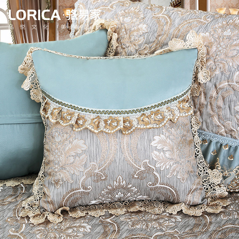 速发 欧式室发靠垫大靠背抱枕套客厅靠枕芯汽车办公沙腰枕