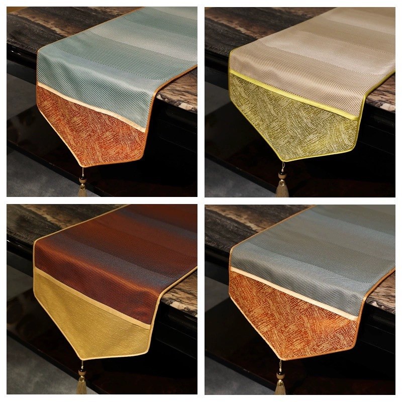 速发桌旗简约轻奢床旗餐条长桌茶几电视柜布艺桌巾餐旗桌旗