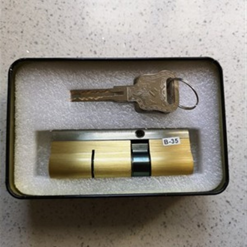速发超C级通用锁芯百倍全铜锁门蛇形铜叶片锁芯防盗锁芯锁