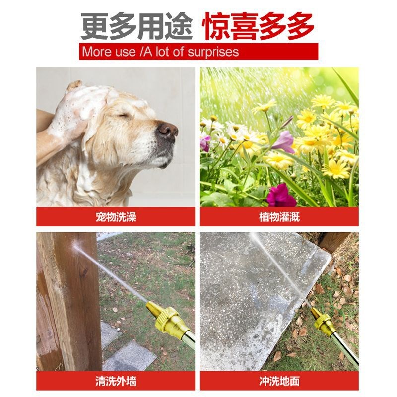 速发。洗泵车载洗车器12v双神机高压水泵便携自吸水抢车器高压家