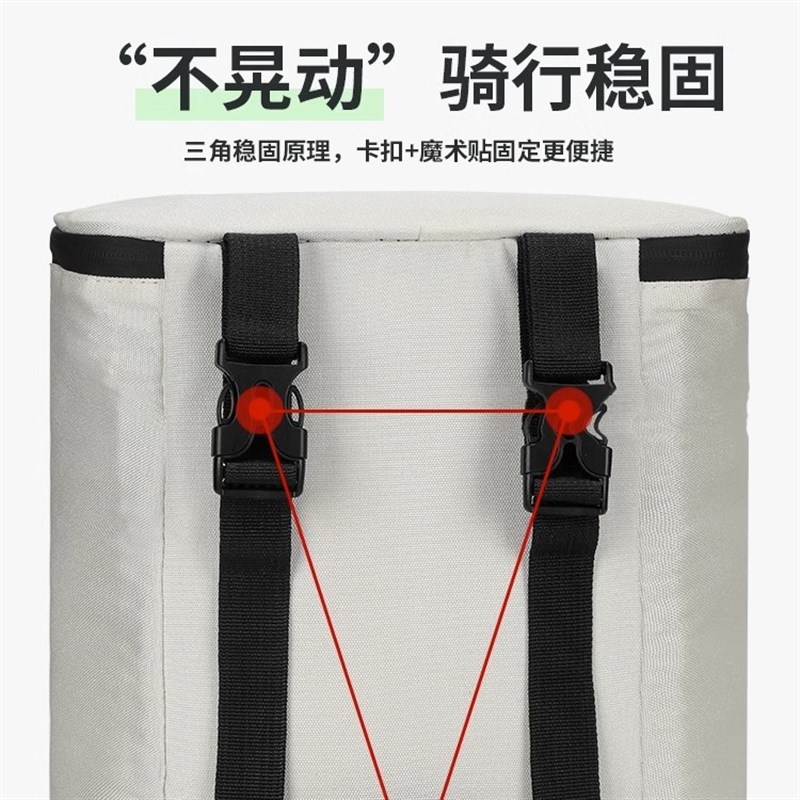 速发电动车头盔挂物包大号电瓶器袋水前置兜收纳挂防神车雨衣遮挡