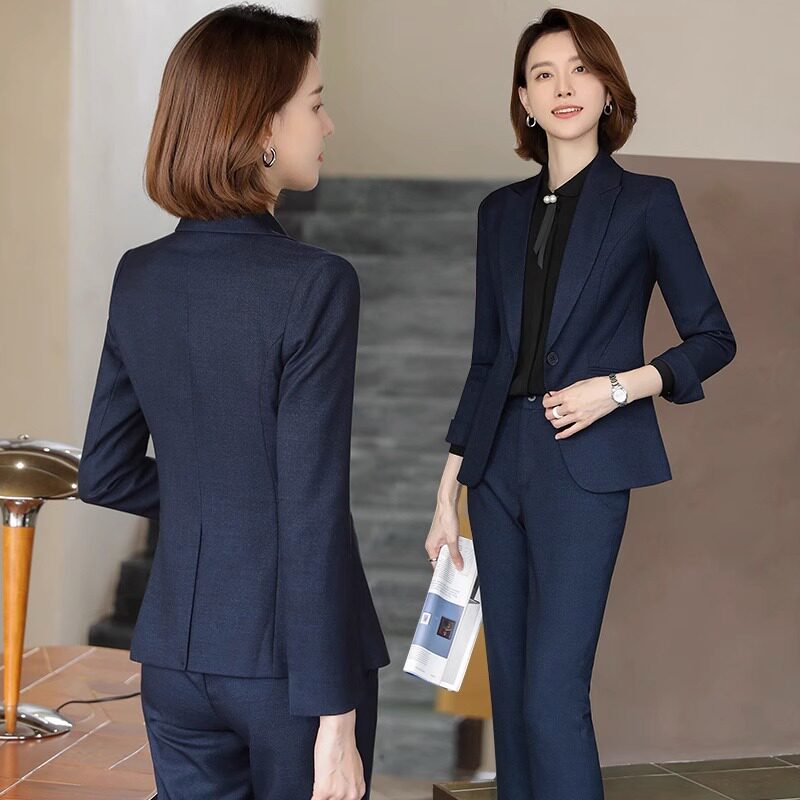 速发高职端业套秋春装酒店经理工作服售楼部西服外套正装