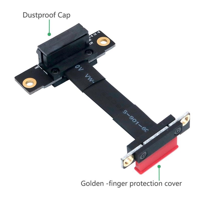 PCI  E PCI Expre 6 pi 1 x Extesio Cable u2u 10 cm is