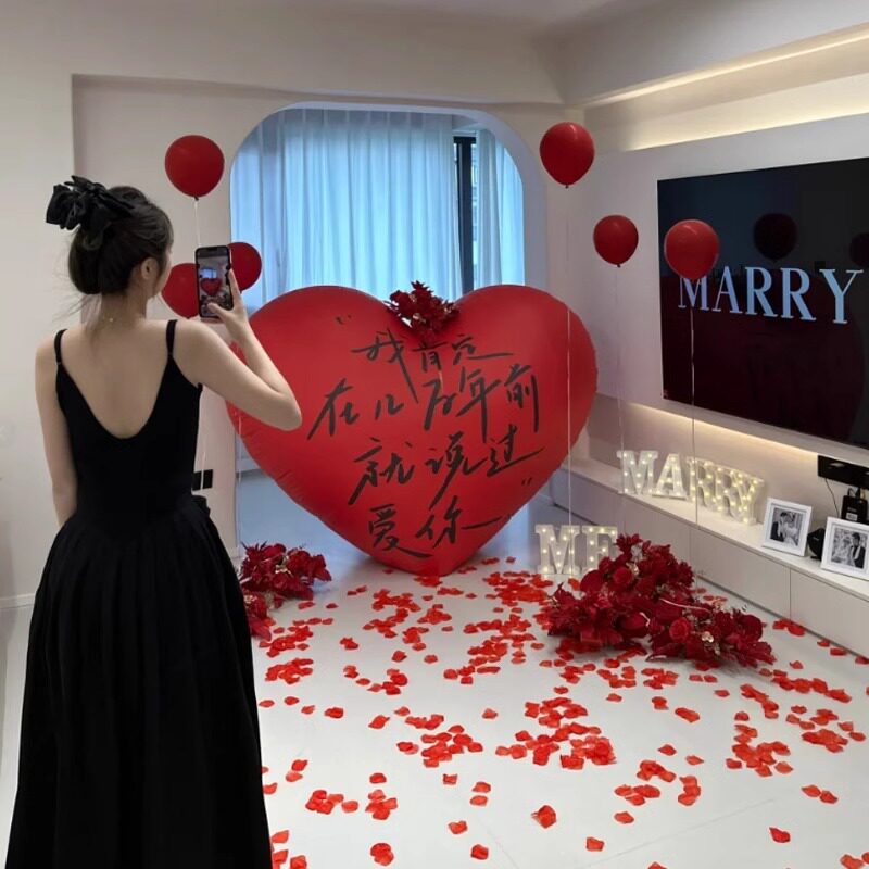 速发求结婚房布置套装婚礼装饰气球婚婚布场婚庆置景布置背景墙高