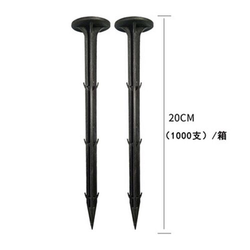 速发塑料地钉果e粗加长加园布地艺钉绿色老化大棚地膜除草布防草