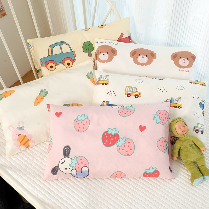 速发儿童枕头套单个0x50c季纯棉枕套7对装48cmx一4夏m幼儿园宝宝