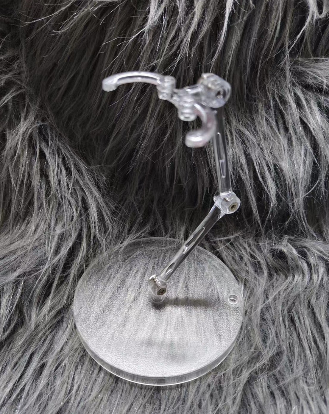 bjd12分娃用支架粘土人站立支架玩偶ob11支撑架亚克力底座可伸缩