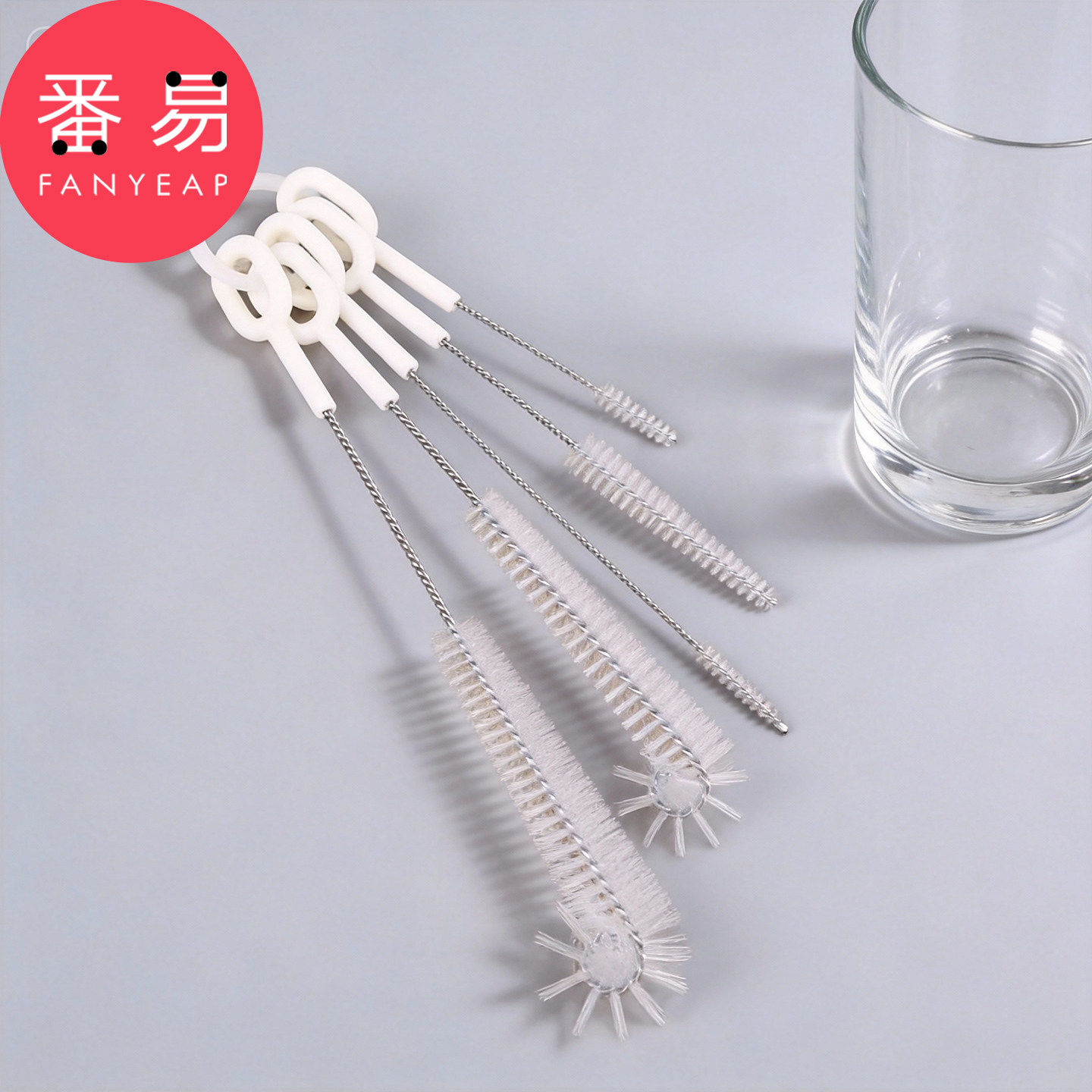 吸管刷C1pn008-小刷子吸管刷细长水管刷试管刷小孔缝隙清洗刷子图片