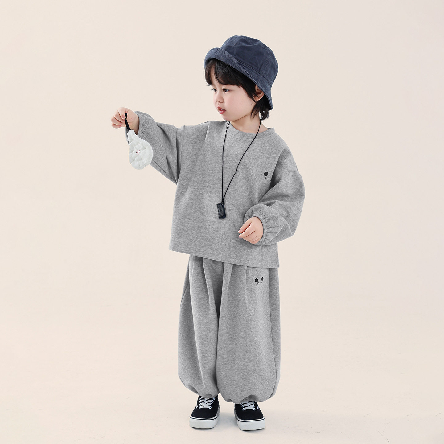 畅果服饰男童套装秋季新款儿童韩裤子