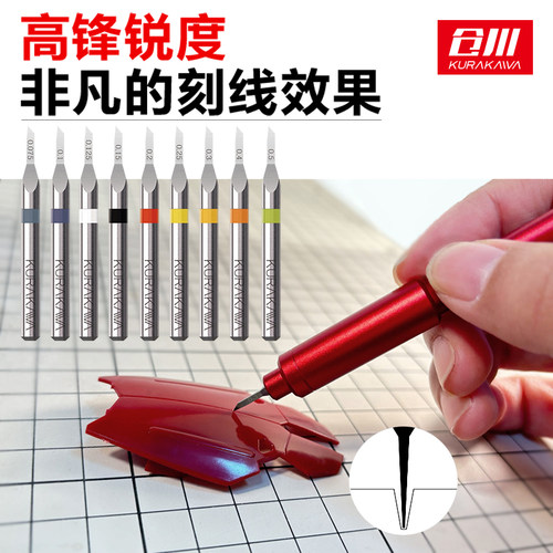 仓川模型钨钢刻线刀高达改造推刀