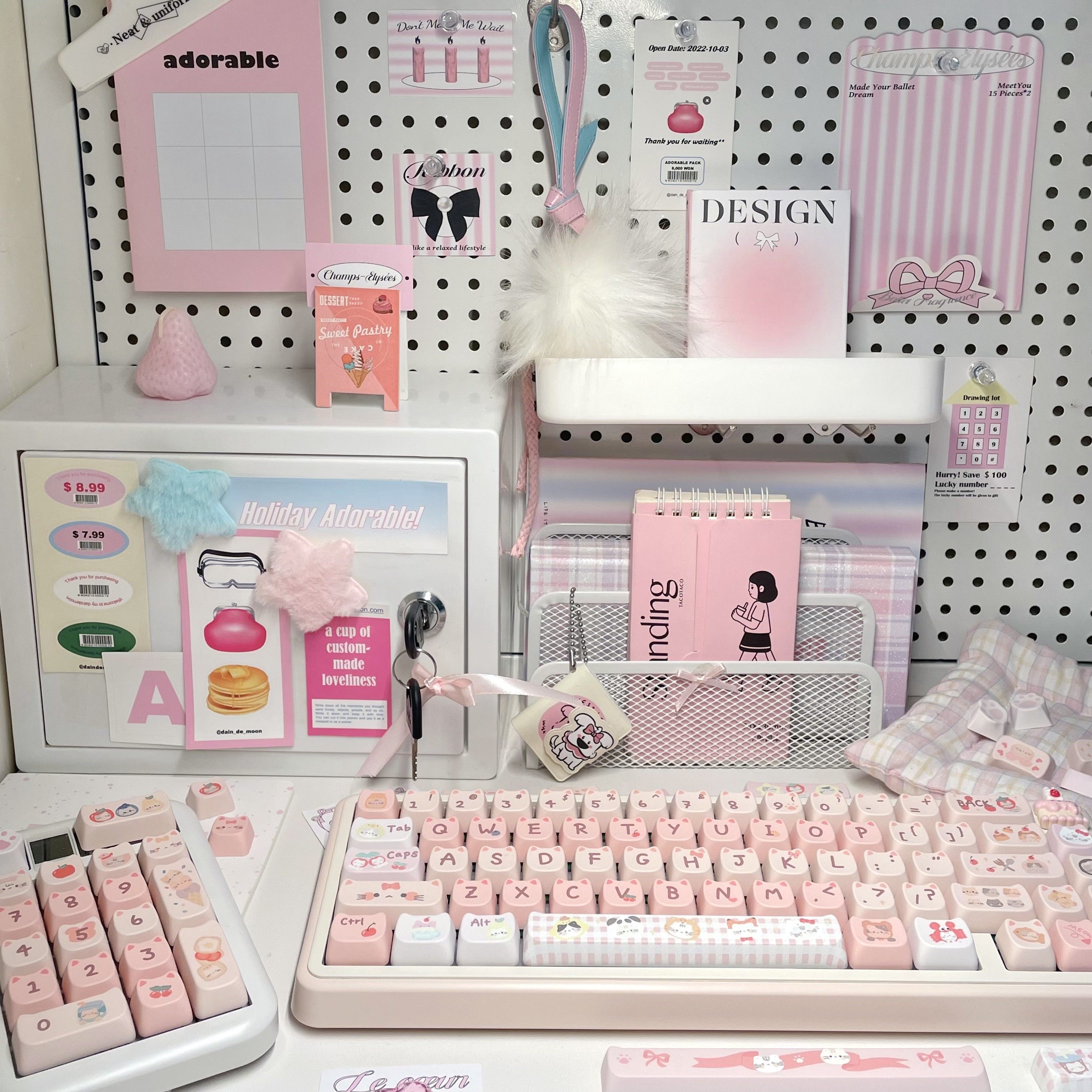 MAORBENG CAT ERBEN MAO HEIGHT HEAD COVER MEOW MEOW 140PCS CUTE CROSS SUBLIMATION MECHANICAL KEYBOARD KEYCAPS