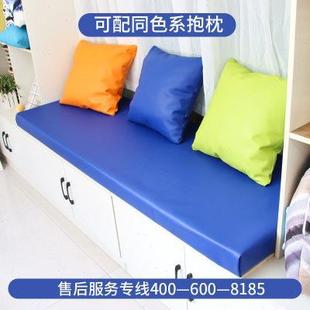 定制公共场所防水阻燃皮革坐垫海绵防滑学生幼儿钓箱座垫椅垫久坐