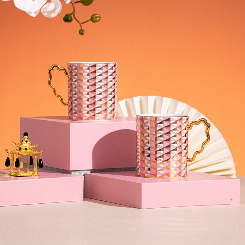 龙珠阁国色粉黛摩登款马克杯