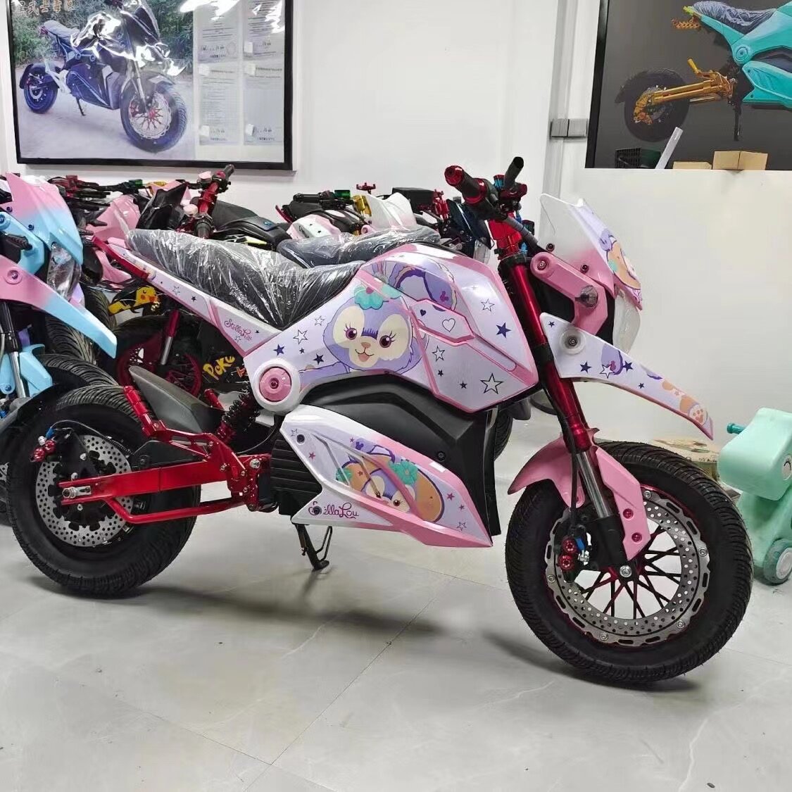 小猴子电m5摩电动摩托跑车z6电动车72v大功率高速改装96v电瓶车