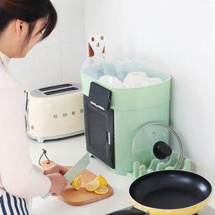 厨房碗架碗筷收纳盒放碗碟沥水收纳架二层带盖家用置物架塑料碗柜