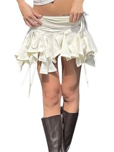Mini Gothic Pleated 不规则褶皱半身短裙 Irregular Skirt哥特式