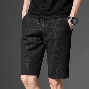 quick 男 drying men camouflage shorts黑色迷彩速干短裤 Black