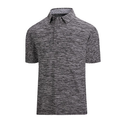 Men's golf polo shirt top男士纯色翻领短袖高尔夫t恤polo衫上衣