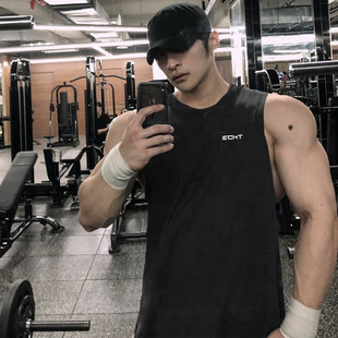 Training sports T-shirt clothes夏季无袖跑步训练运动T恤衣服男