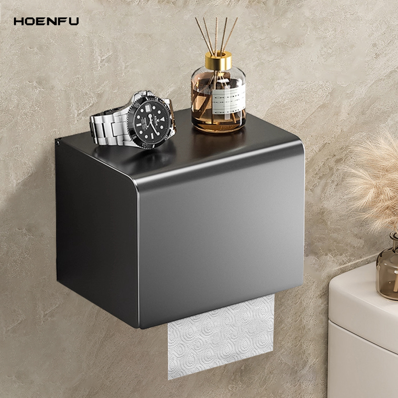 不锈钢壁挂式卷纸盒厕纸盒卫生间纸巾盒浴室擦手防水纸巾架