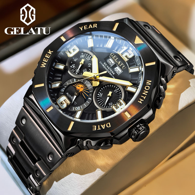 多功能夜光防水男士机械表全自动