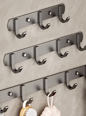 挂钩强力粘胶免打孔厨房浴室墙壁墙上门后挂架粘钩贴墙挂衣服钩子