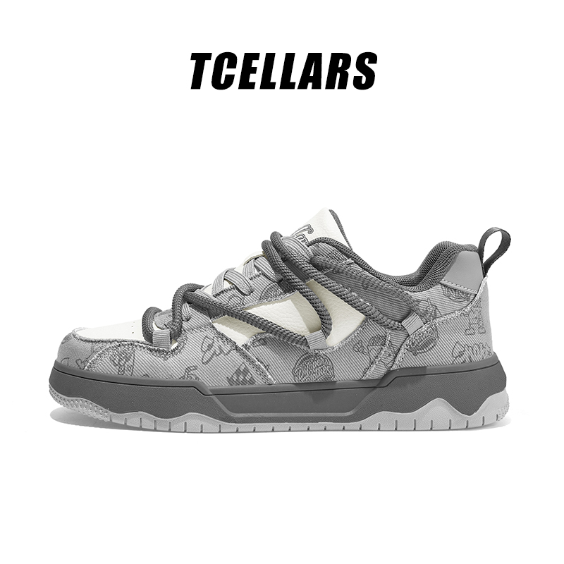TCELLARS情侣款板鞋2025春秋新款