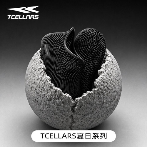 TCELLARS3d打印鞋男款夏季新款凉鞋镂空软底防臭户外透气情侣网鞋